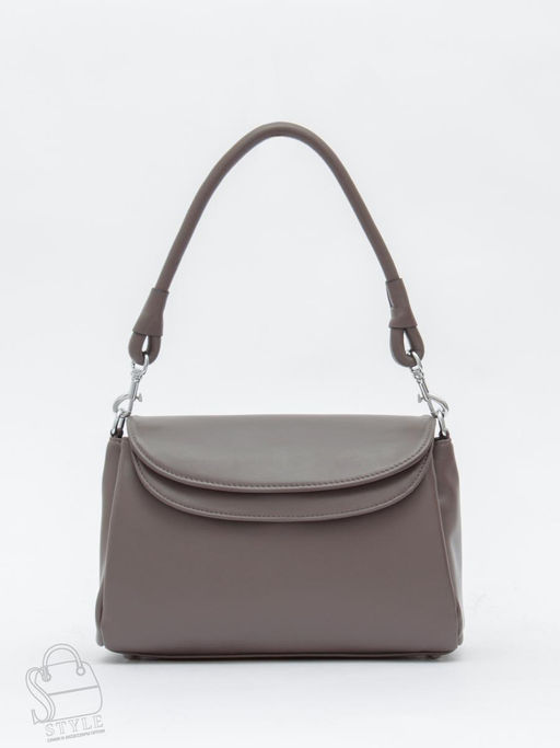Сумка женская кожаная 0036VG gray  Vitelli Grassi