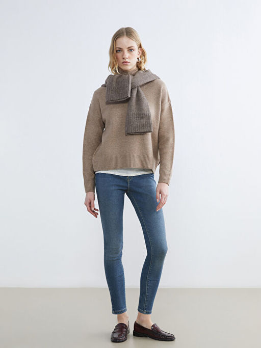 J?piter S?per Skinny Fit Kad?n Jean Pantolon