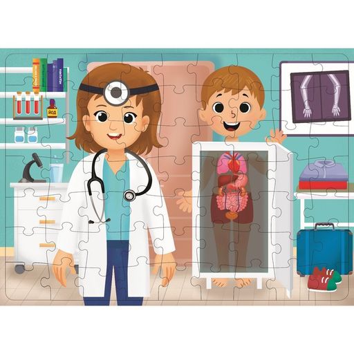 Пазл с фонариком Кабинет врача, 63 детали - Puzzle time фото 2