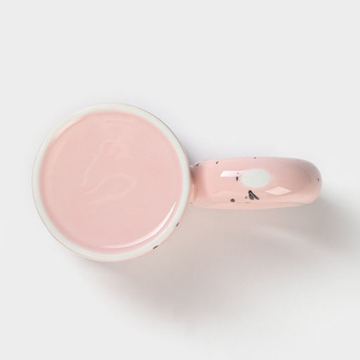 Кружка Доляна «Бублик», 300 мл, керамика, розовая