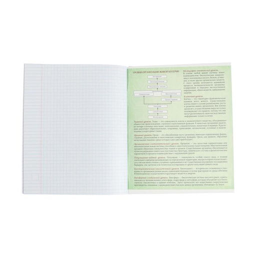 Тетрадь предметная Герб, 48 листов в клетку Биология, обложка мелованный картон, Уф-лак, блок офсет - Calligrata фото 4