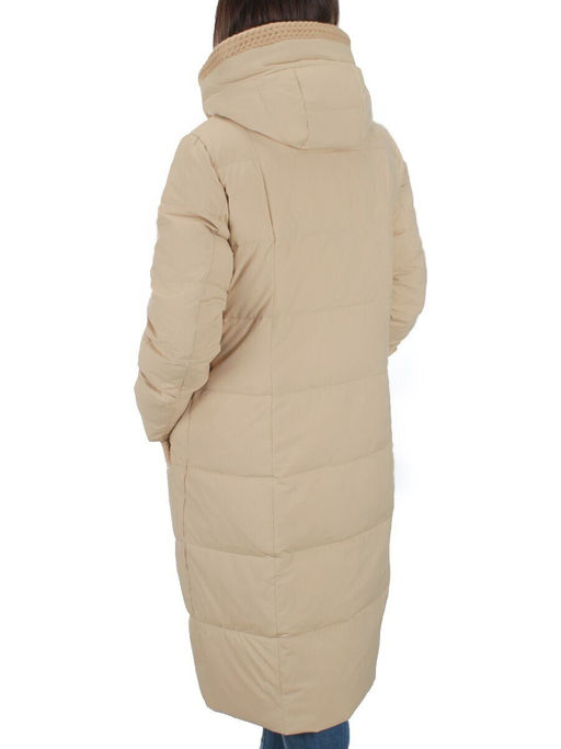 126 BEIGE Пальто зимнее женское (200 гр. холлофайбер) - Fashion фото 4
