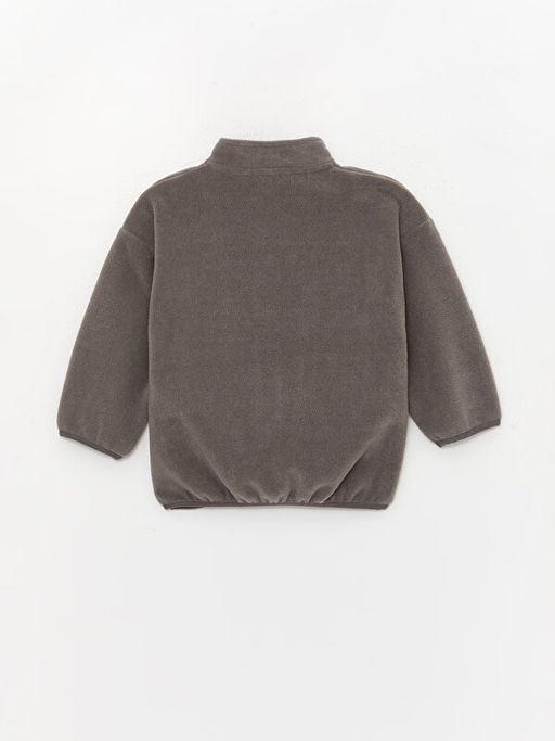 Dik Yaka Uzun Kollu Polar Erkek Bebek Fermuarl? Sweatshirt - Waikiki фото 2