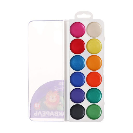 Акварель Calligrata Perl, 12 цветов, перламутровая