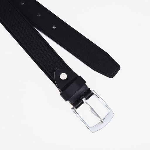 Ремень детский, ширина 2,5 см, винт, пряжка металл, цвет чёрный - Simaland фото 2