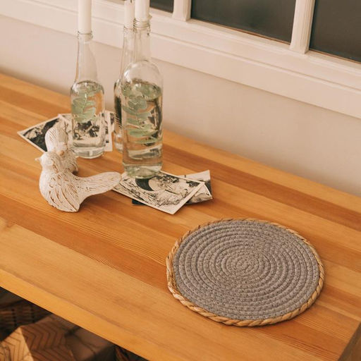 Салфетка сервировочная на стол Доляна Мэг, 2525 см, цвет голубой  фото 6