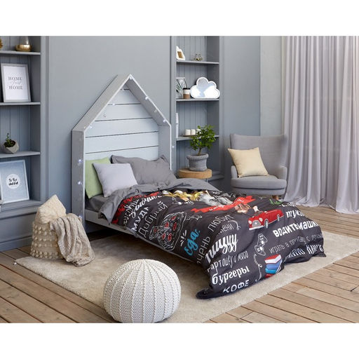 Постельное бельё 1,5 сп. Этель Настоящий Красавчик 145210 см, 150210 см, 5070 см 1 шт, 100% хлопок  фото 2