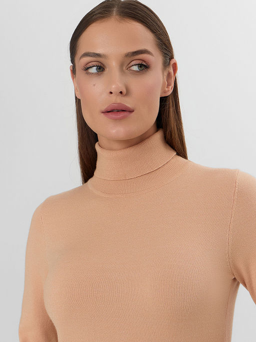 Водолазка женская бежевая - Mark formelle фото 4