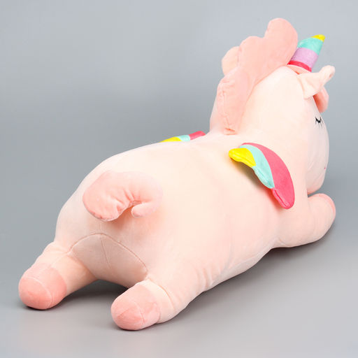 Мягкая игрушка Единорог с пледом, 50 см, цвет розовый - Simaland фото 4