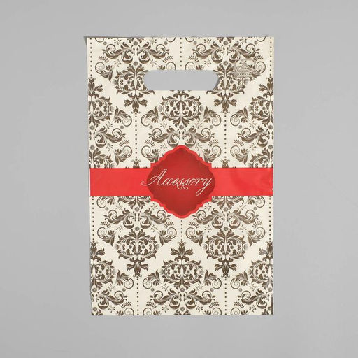 Цена за 100 шт. Пакет «Аксессуар», полиэтиленовый с вырубной ручкой, 20×30 см, 30 мкм