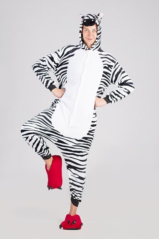 Пижама кигуруми Зебра
