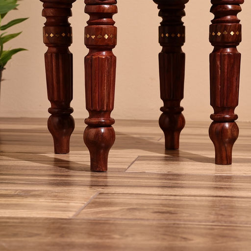 Столик кофейный, 38×38×38 см, дерево шишам