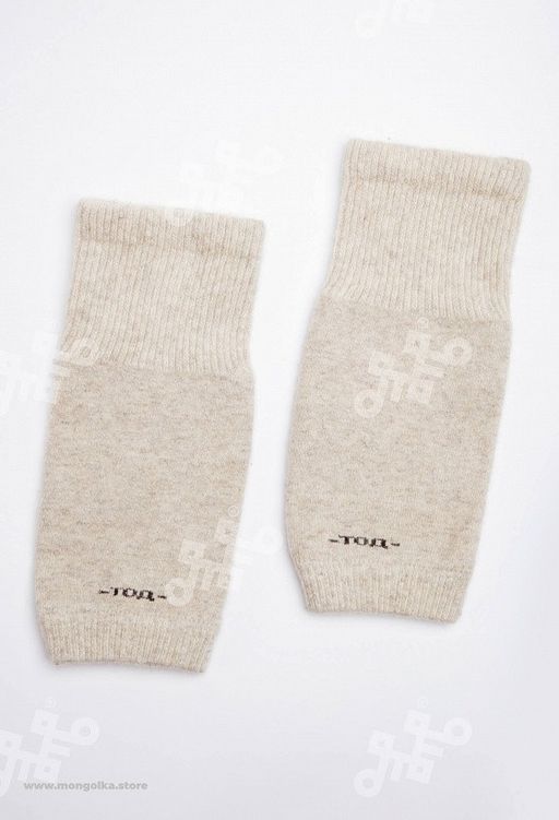 Наколенники короткие из 100% монгольской шерсти (арт. 03127) - Mongolka фото 2