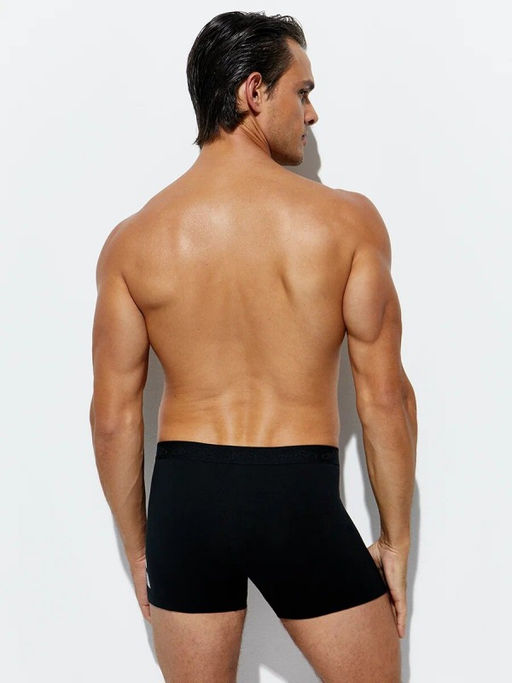 OmU 1234B Gioco (крестики-нолики) Боксеры мужские с открытой резинкой - nero - Omsa фото 2