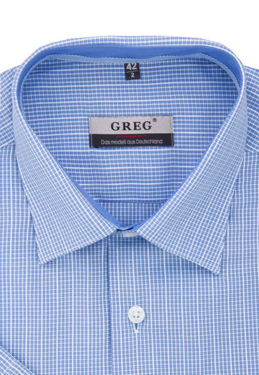 Сорочка мужская короткий рукав GREG Gb225/309/577/Z/P/1*