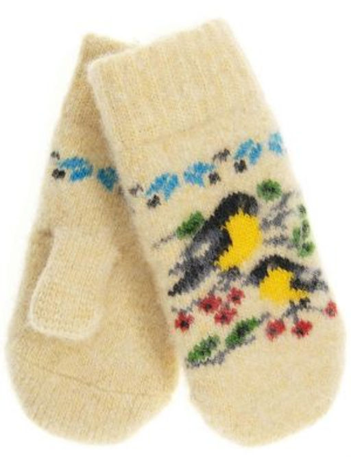 Варежки детские круговые Синички 0515-2 - Рассказовские варежки фото 2