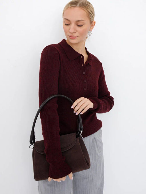 Сумка 2617Y coffee Polina&Eiterou