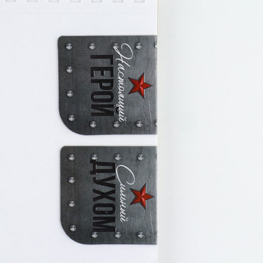 Цена за 2 шт. Подарочный набор Лучшему защитнику. 23 февраля, блокнот и магнитные закладки 2 шт. - Artfox фото 6