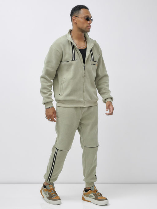 на флисе Спортивный костюм демисезонный светло-зеленого цвета - Mtforce фото 5