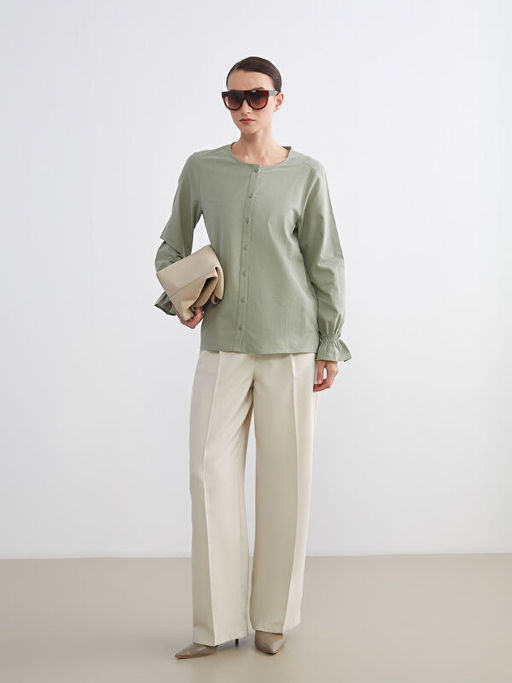 Bisiklet Yaka Kad?n G?mlek