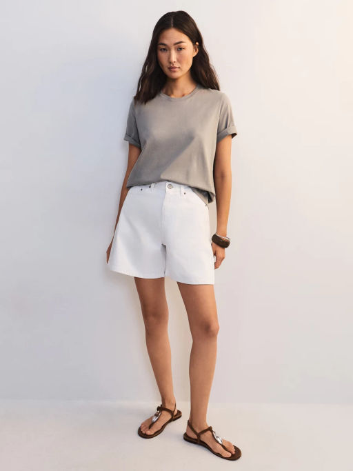 Базовая футболка из хлопка REGULAR0526-150 / Zarina