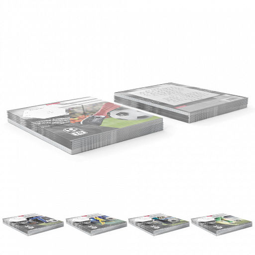 Цена за 200 шт. Тетрадь школьная ученическая ErichKrause Dribbling, 18 листов, клетка (в плёнке по 10 шт.)  фото 20