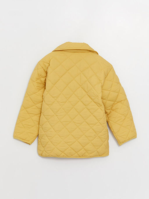 G?mlek Yaka Kapitone K?z ?ocuk Mont - Waikiki фото 3