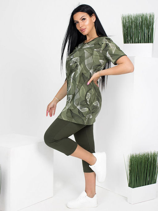 Костюм Марго (зеленый/зеленый)