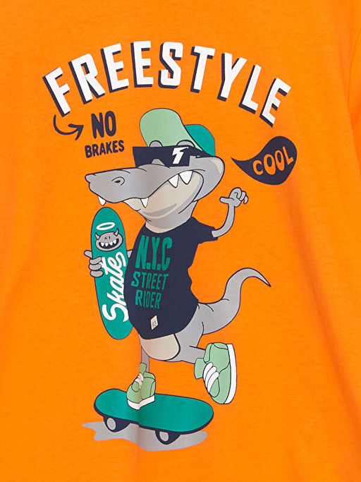 Bisiklet Yaka Erkek ?ocuk Pijama Tak?m?