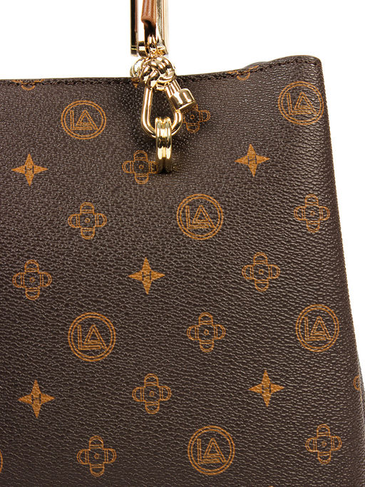 LACCOMA сумка AC218-мишки темно-бежевый эко кожа