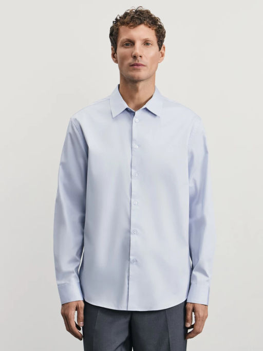 Рубашка easy iron slim fit / Zarina фото 3