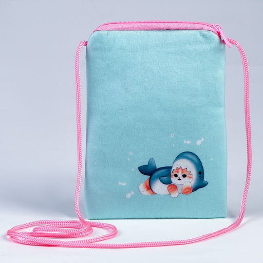 Цена за 2 шт. Сумка детская плюшевая «Кошечка» плоская