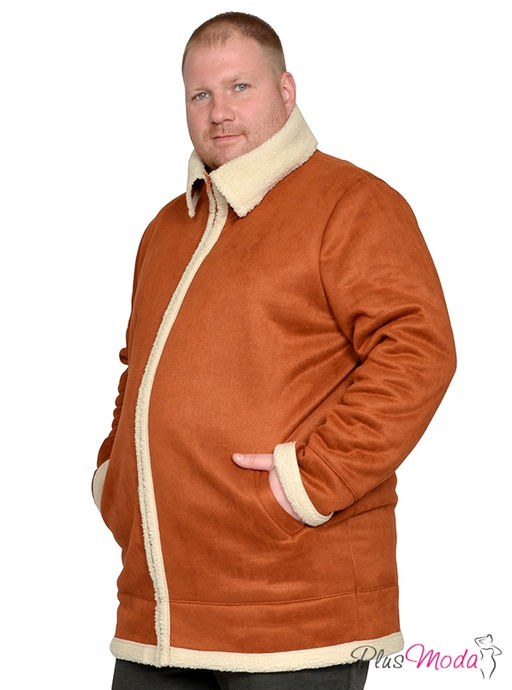 Дубленка-куртка Модель №1792 размеры 44-84 - Plusmoda фото 4