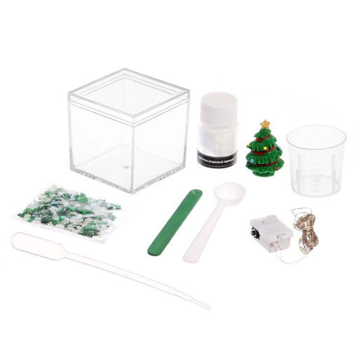 Снежный ночник своими руками Ёлочка - Эврики фото 17