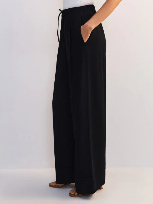 Льняные брюки с эластичным поясом ZR2605012102-50 / Zarina