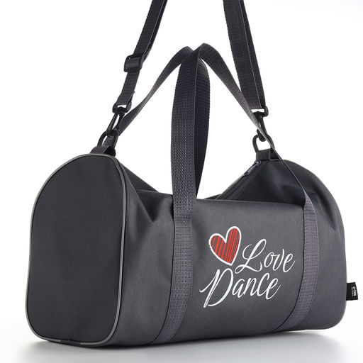 Сумка спортивная TEXTURA, на молнии с подкладкой, длинный ремень, маленький размер, серая