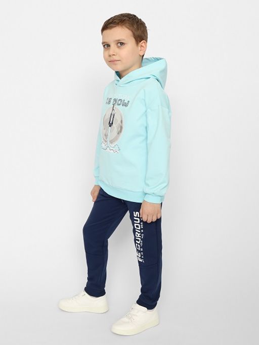 CRB wear/CSKB 63469-43-353 Толстовка для мальчика,голубой/Ex.Cherubino  фото 3