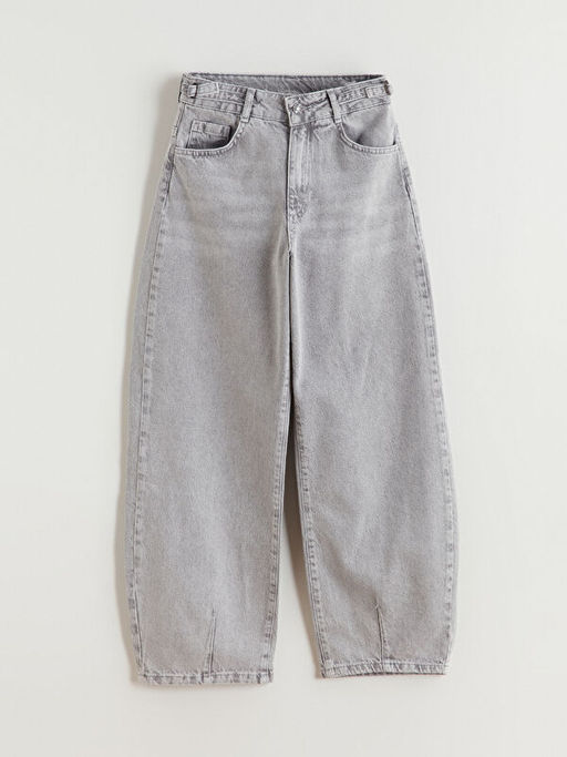 Barrel Fit K?z ?ocuk Jean Pantolon