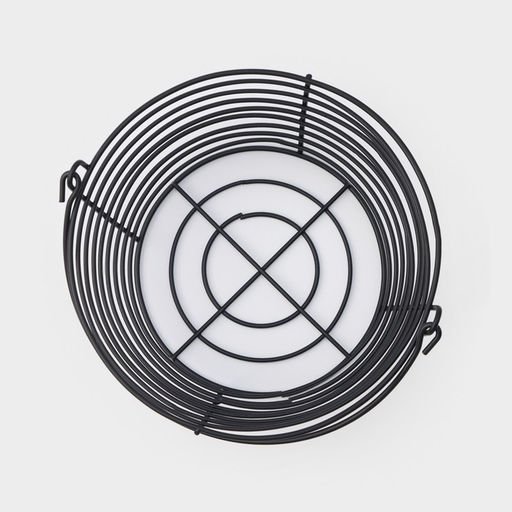 Фруктовница Доляна, 19.5×19.5×13 см, чёрная