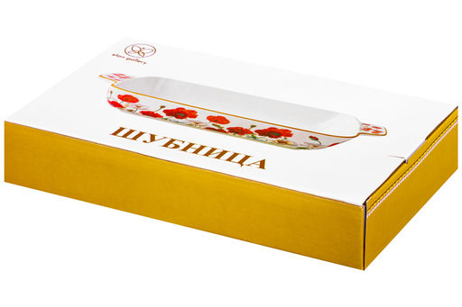 Шубница 1,7 л 32.5*19.5*5.5 cм Маки фарфор NEW BONE CHINA - Elan gallery фото 10