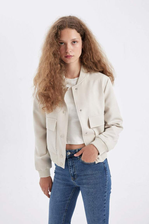 Куртка-пальто стандартного кроя - Defacto фото 4