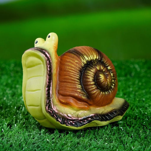 Садовая фигура из полистоуна «Улитки», 13×7.5 см, набор 4 шт.