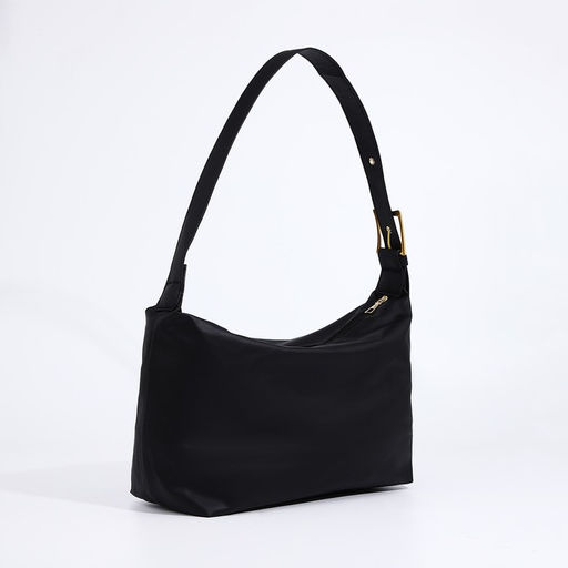 Сумка-мешок на молнии цвет чёрный - Simaland фото 3