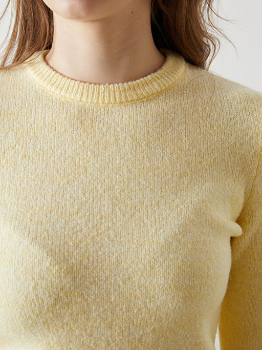 Bisiklet Yaka Kad?n Triko Kazak