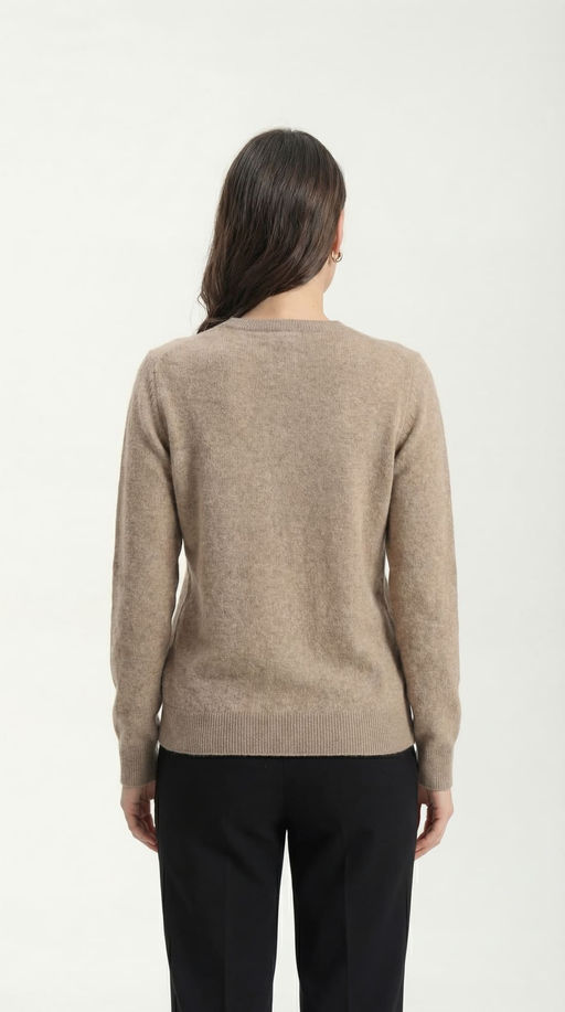Джемпер из кашемира женский KW070523-E капучино
