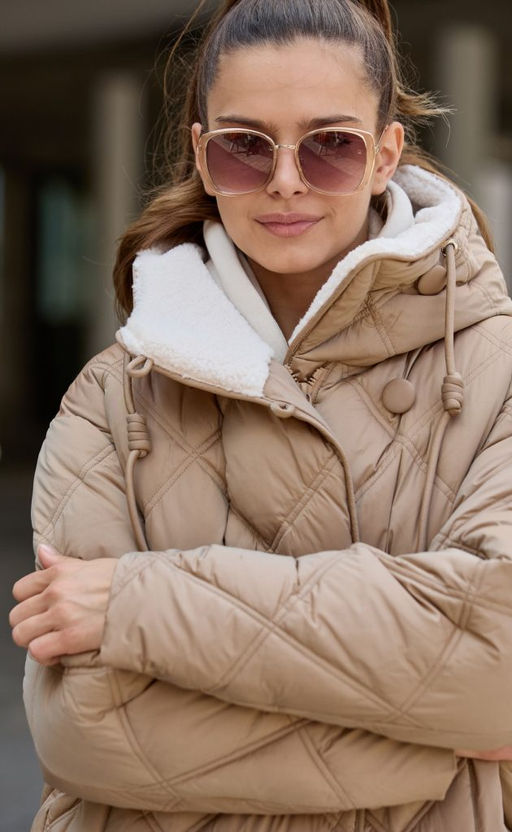 Куртка SCW-JW360-C абрикосовый - Fine joyce фото 2