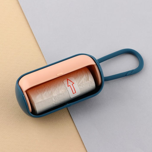 Контейнер с пакетами для уборки за собаками Ставлю лайки, цвет синий - Пушистое счастье фото 2