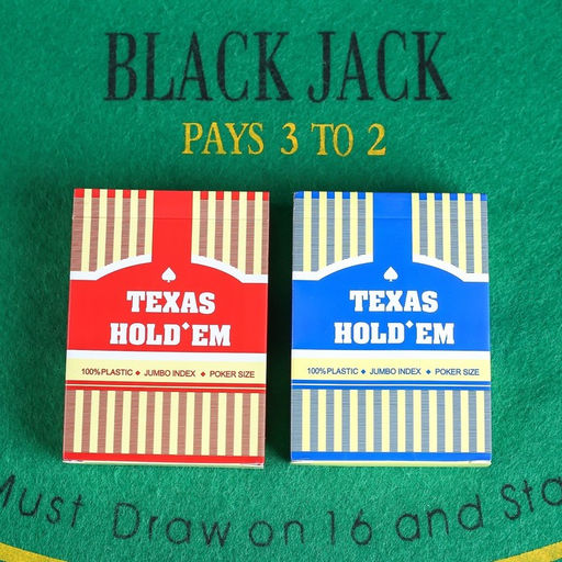 Карты игральные пластиковые Texas Hold&apos;em, 54 шт, 8.8 х 6.3 см, микс - Simaland фото 3