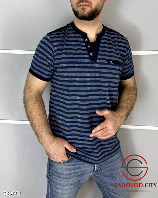 Футболка мужская в полоску