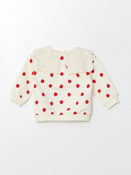 Nak??l? K?z Bebek Sweatshirt ve Tayt Pantolon 2li Tak?m - Waikiki фото 3
